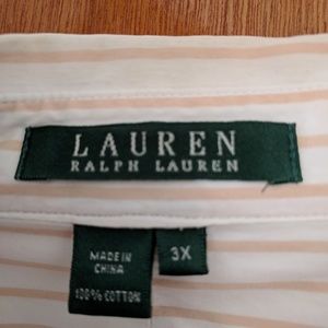 Womens lauren 3x dress shirt